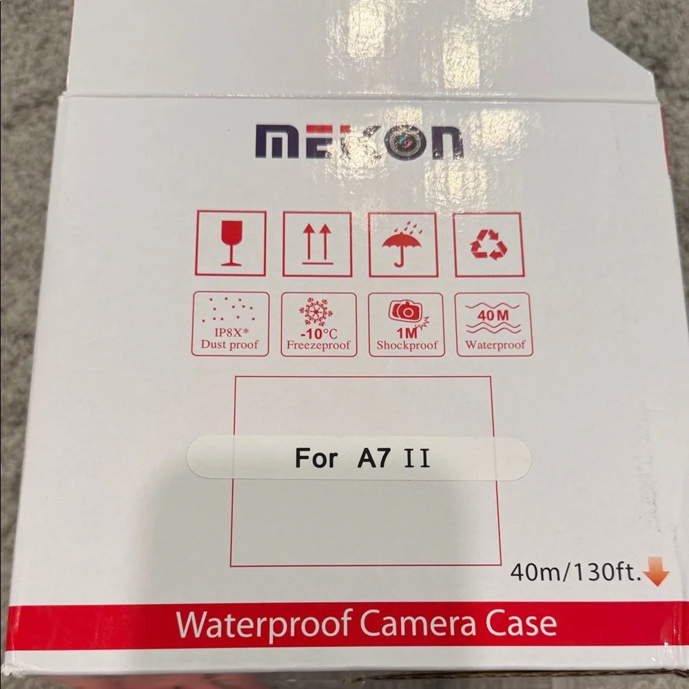 Black Underwater Camera Housing